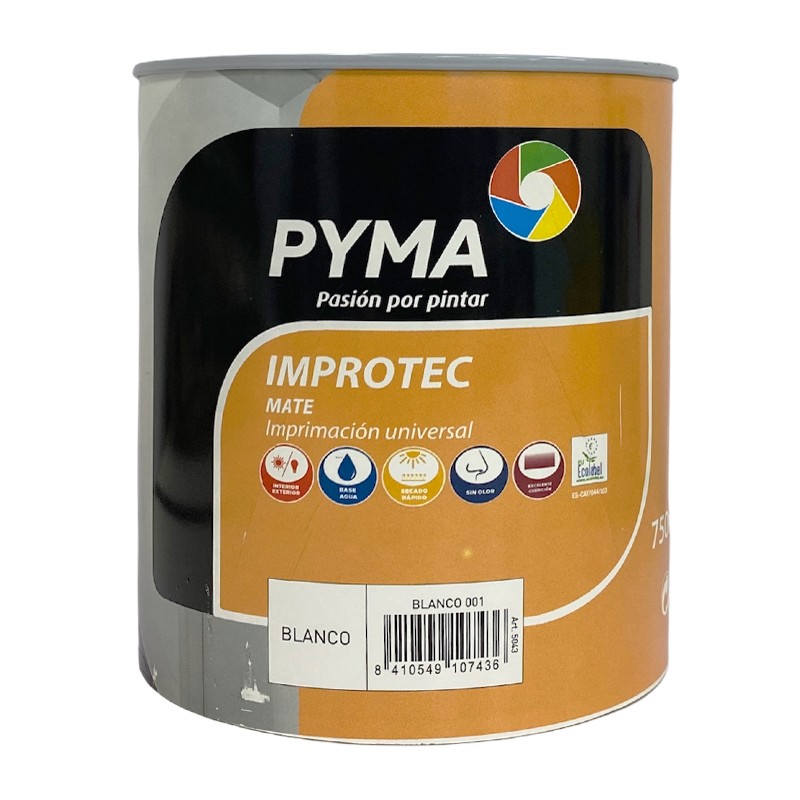  AMES® Paint & Prime® - Pintura blanca de 5 galones con  imprimación, excelente para usar como pintura de azulejos, pintura de madera,  pintura de imprimación, pintura de hormigón y más, fabricada