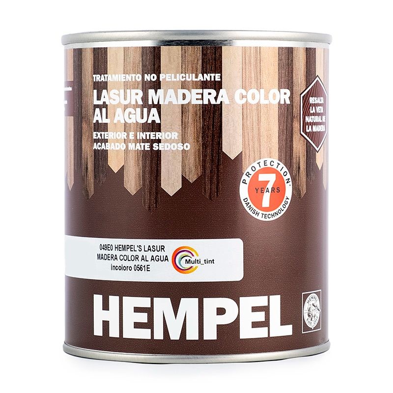 Hempel Lasur protector para la madera al Agua con filtro solar. - Pinturas  Juliá