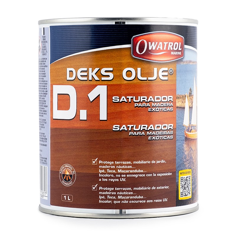 Limpiador Decapante en Gel de Aceites de Madera AQUANETT Owatrol 1 Lt