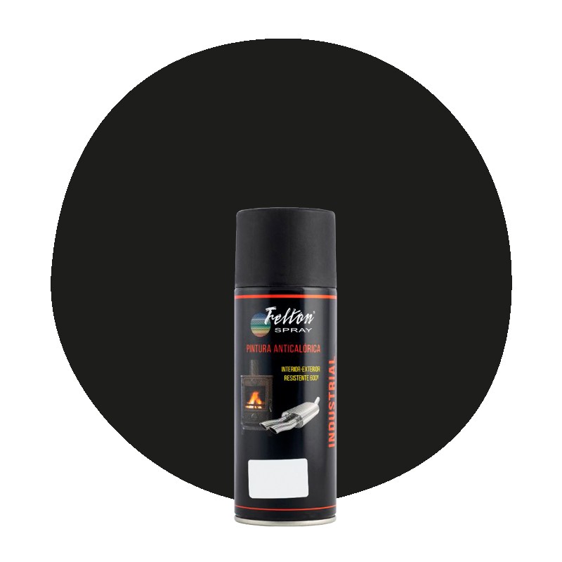 Pintura anticalorica negra Bronpi 150ml - Tecnicas del Agua CES