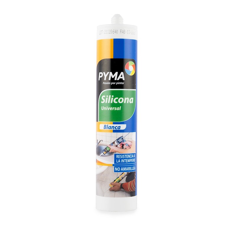 Silicona Pyma antimoho translucida 280 ml. - Pinturas Juliá