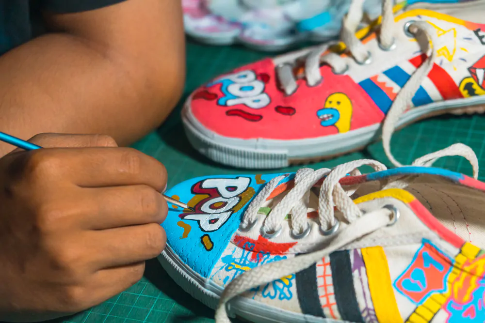 Como Pintar Zapatillas Pinturas Julia