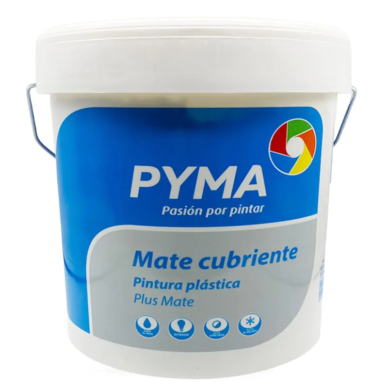 Pintura para interior blanca de elevada opacidad y blancura
