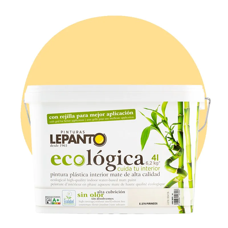 Pintura Ecológica Colores para interior calanda