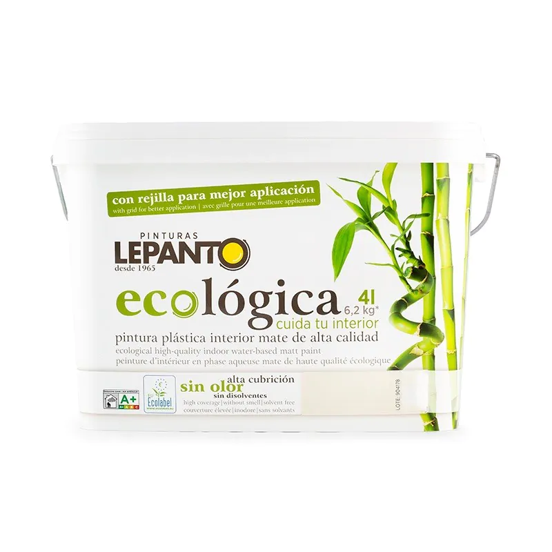 Pintura ecológica interior blanca sin olor Lepanto