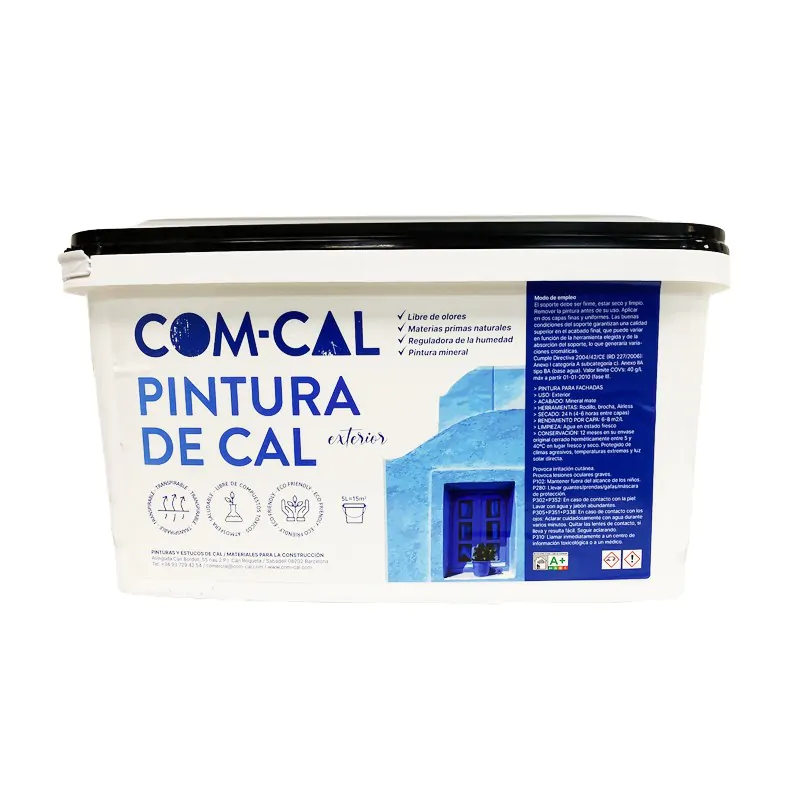 Pintura de cal COM-CAL mineral para exterior
