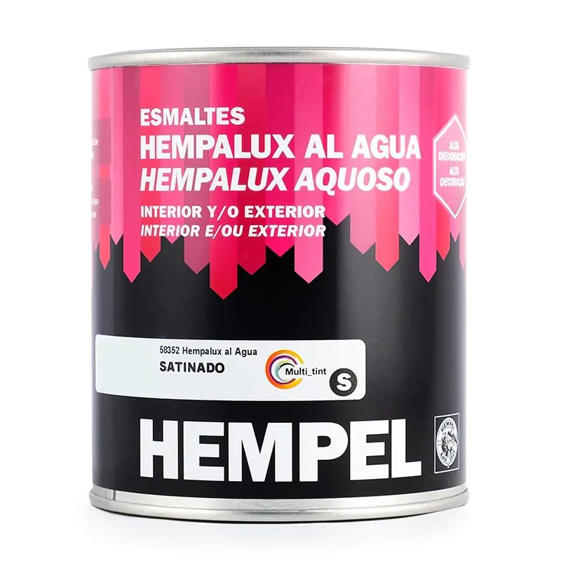 Esmalte sintético Hempel satinado de altas prestaciones.
