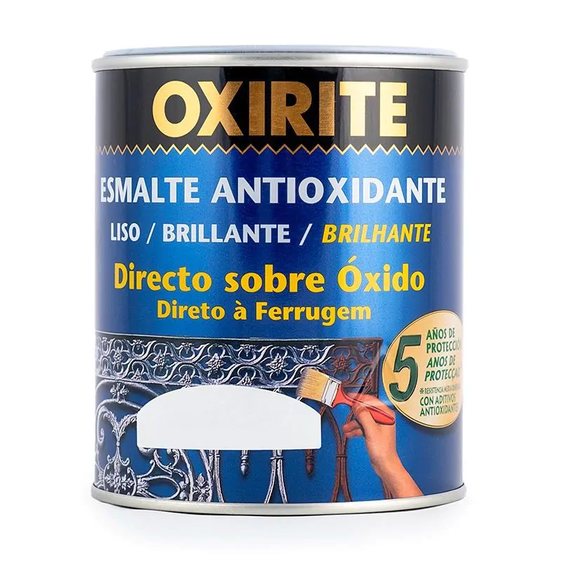 Esmalte anticorrosivo brillante Oxirite para interior y exterior.