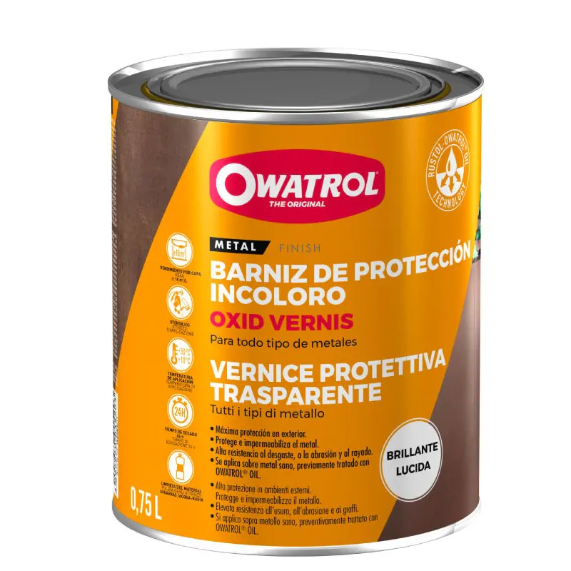 OWATROL POST OXID Barniz Brillante metales
