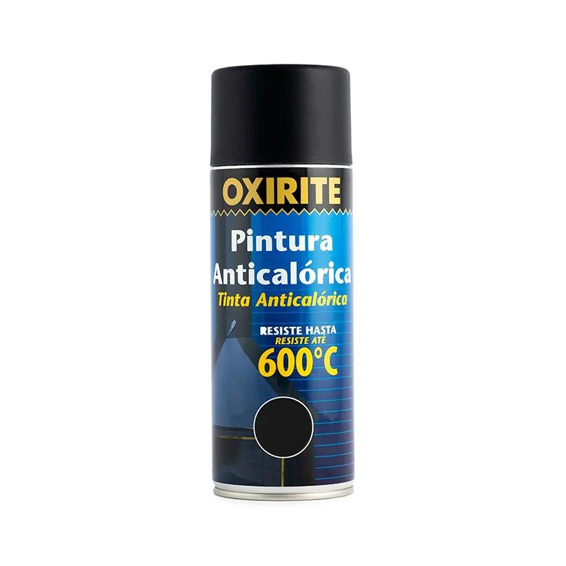 Pintura anticalórica spray Xylazel negro hasta 600º