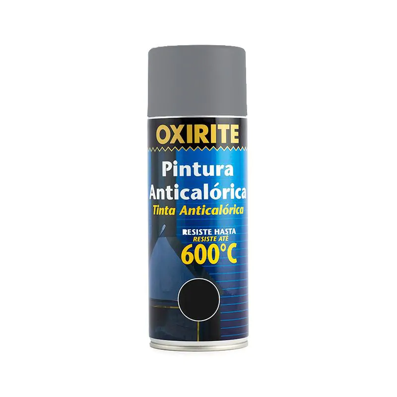 Pintura anticalórica spray Xylazel plata hasta 600º