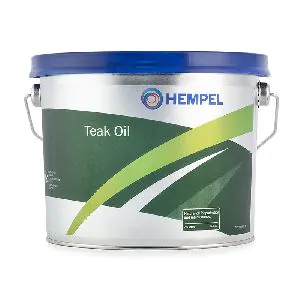 Aceite natural Hempel para teca de excelente resistencia.