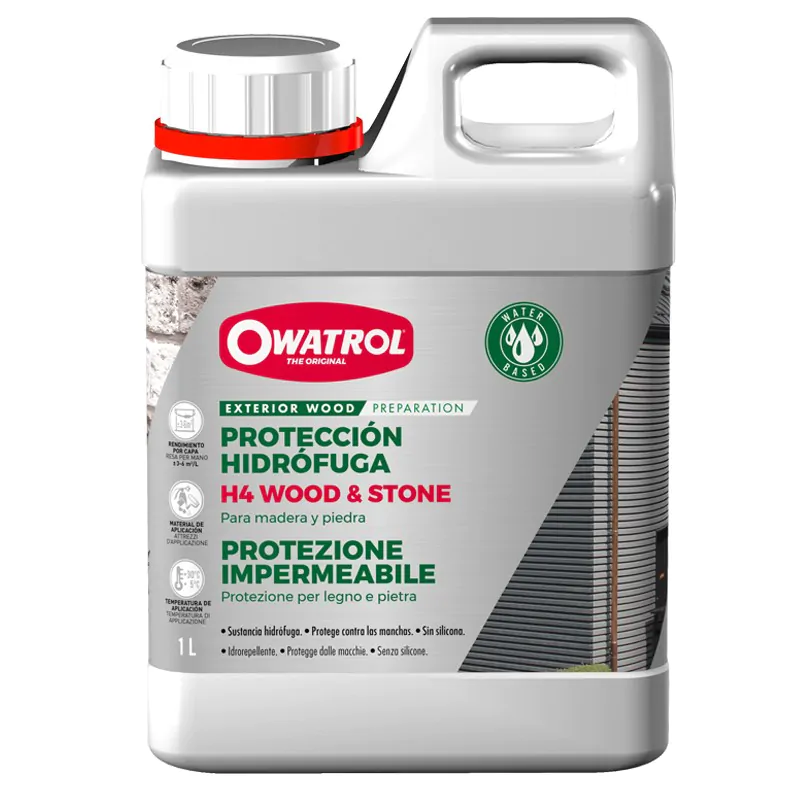OWATROL H4 WOOD hidrofugante maderas agrisadas