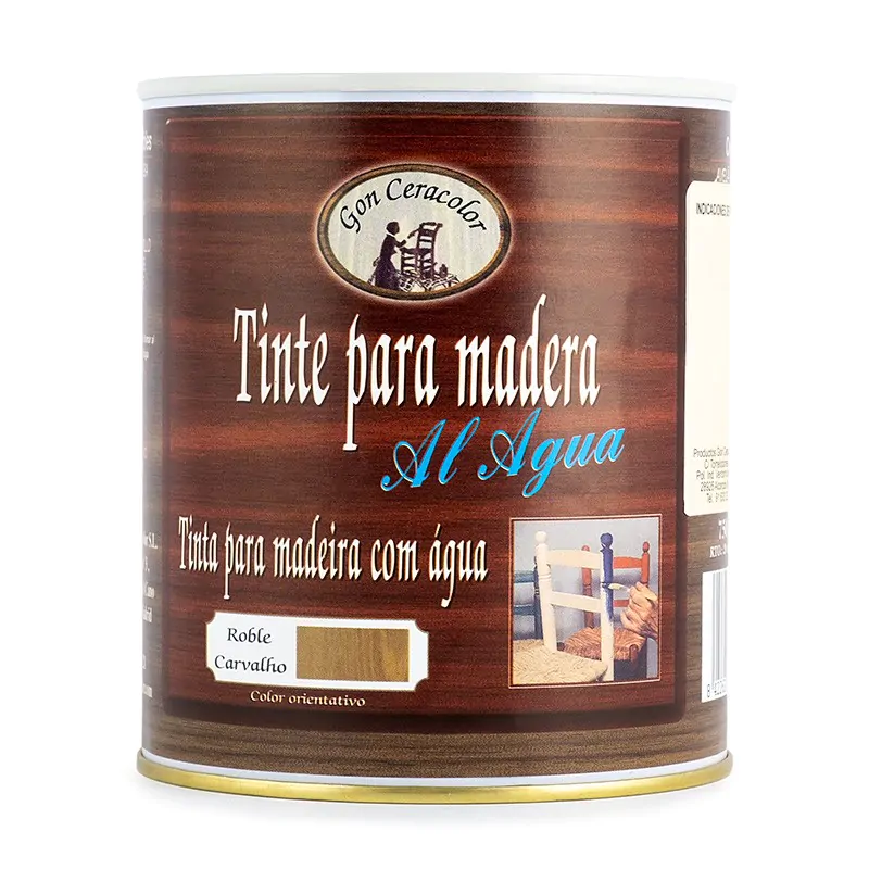 Gon  Tinte al agua translúcido para teñir la madera.