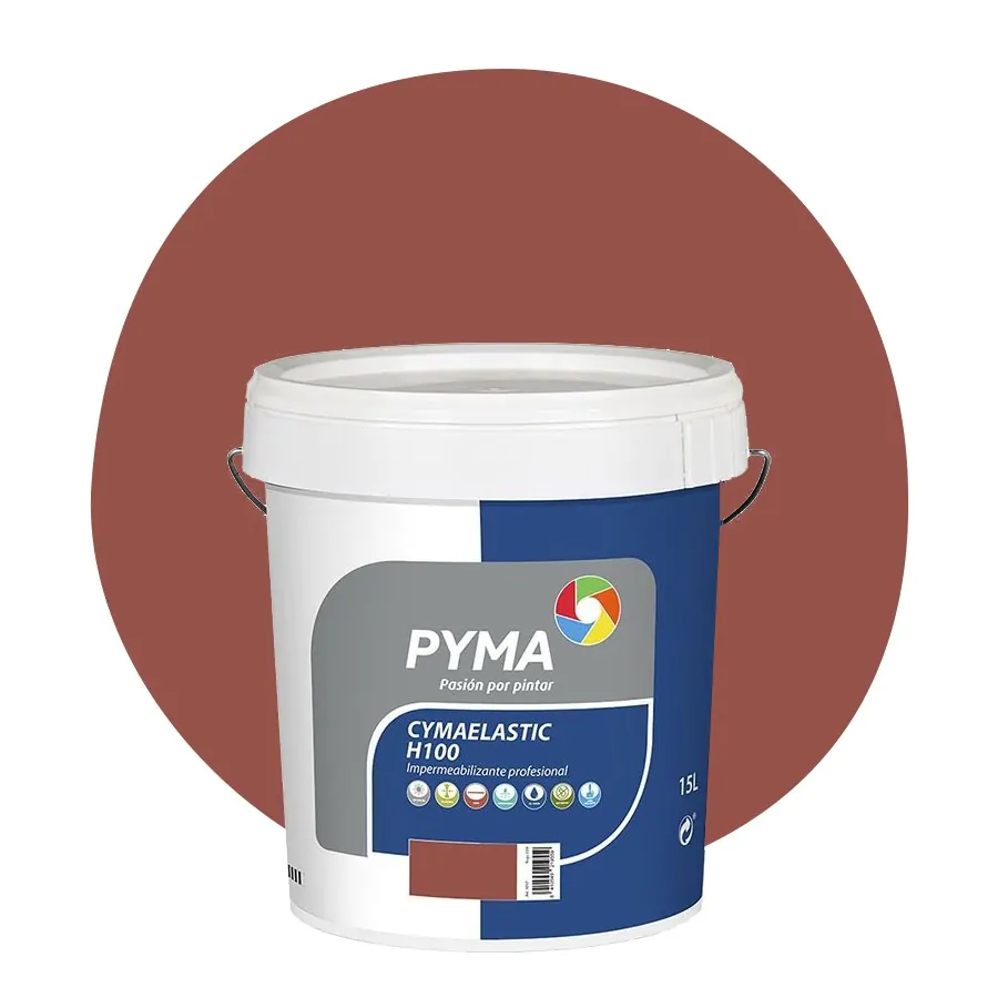 Pintura antigoteras Rojo 15 l.