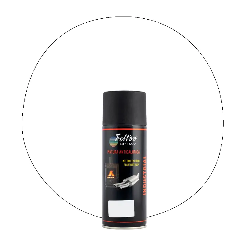 Pintura anticalórica blanca en spray Felton hasta 600º