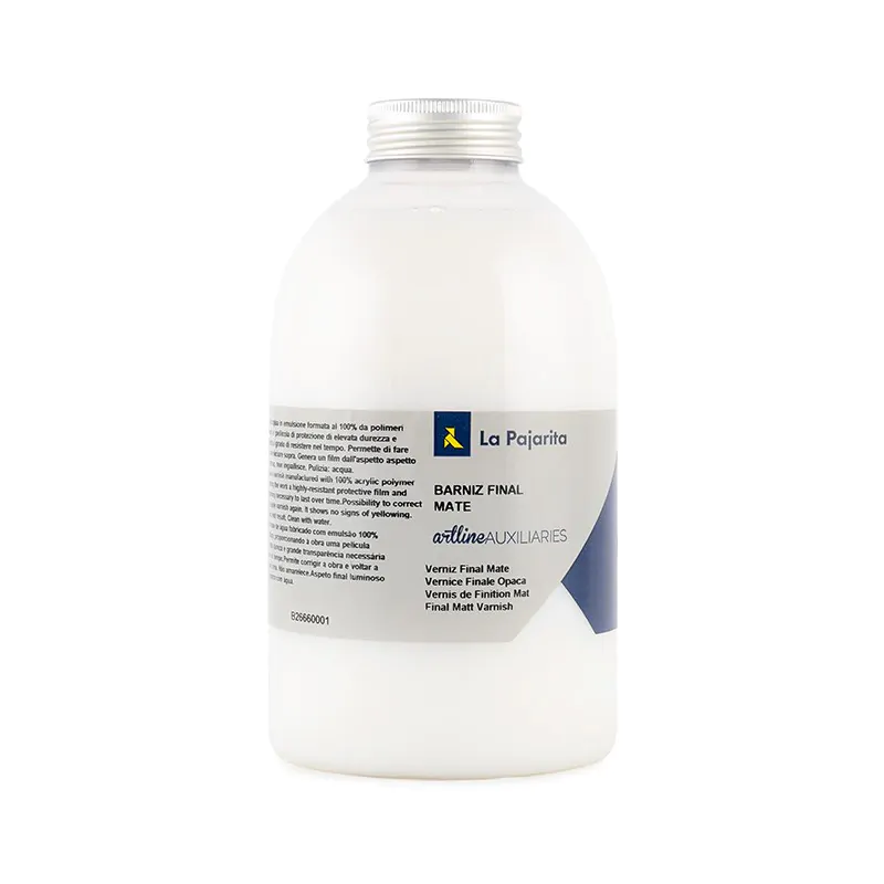 La pajarita Barniz al agua mate 500 ml.