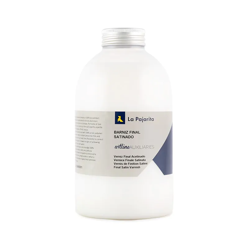La pajarita Barniz al agua satinado 500 ml.