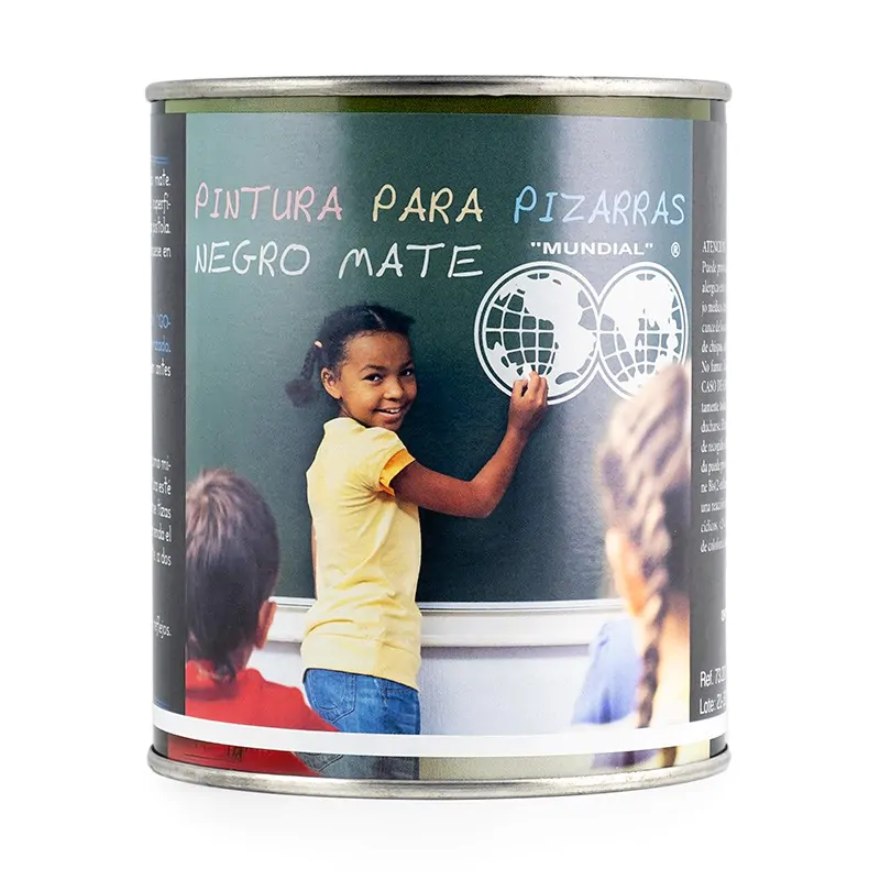 Pintura para pizarra de acabado mate verde 750 ml.