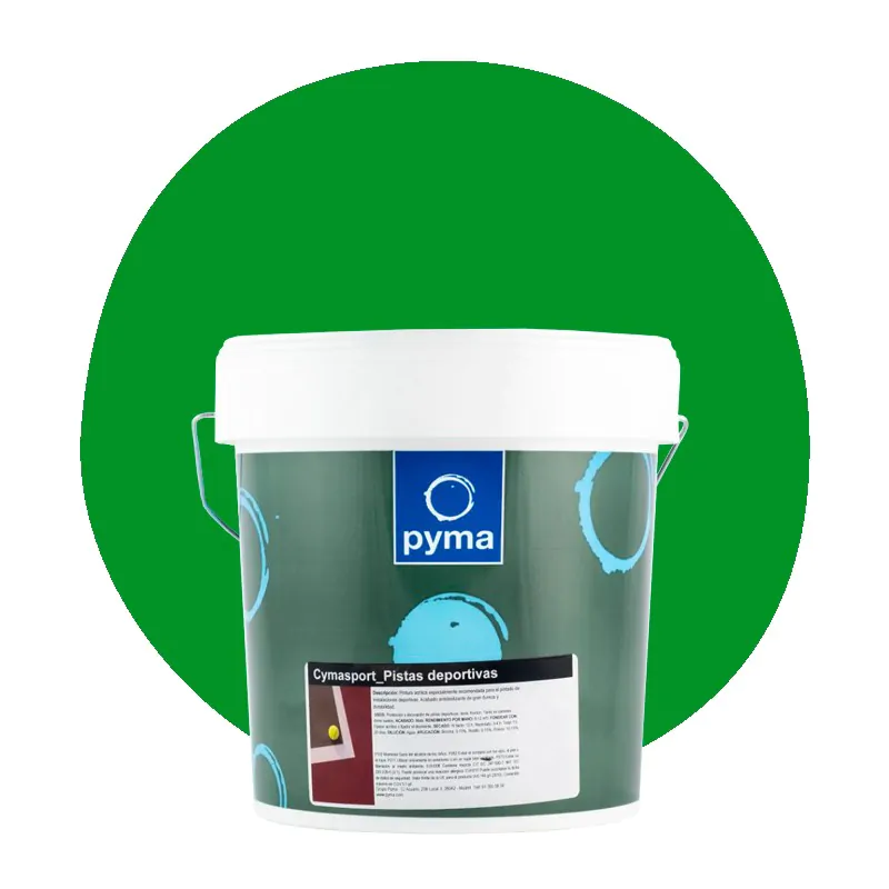 Pyma pinturas para suelos  Verde Frontón.