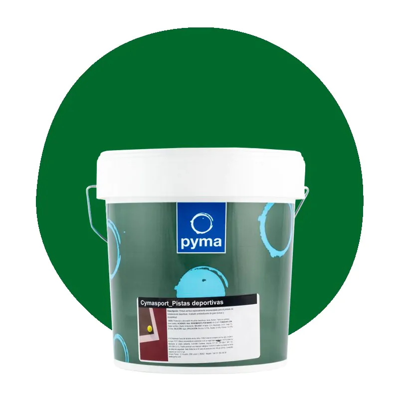 Pyma pinturas para suelos  Verde tenis.