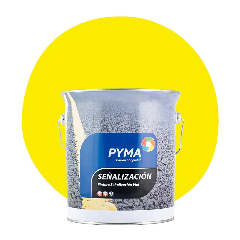 Pintura para señalización de marcas viales Amarillo