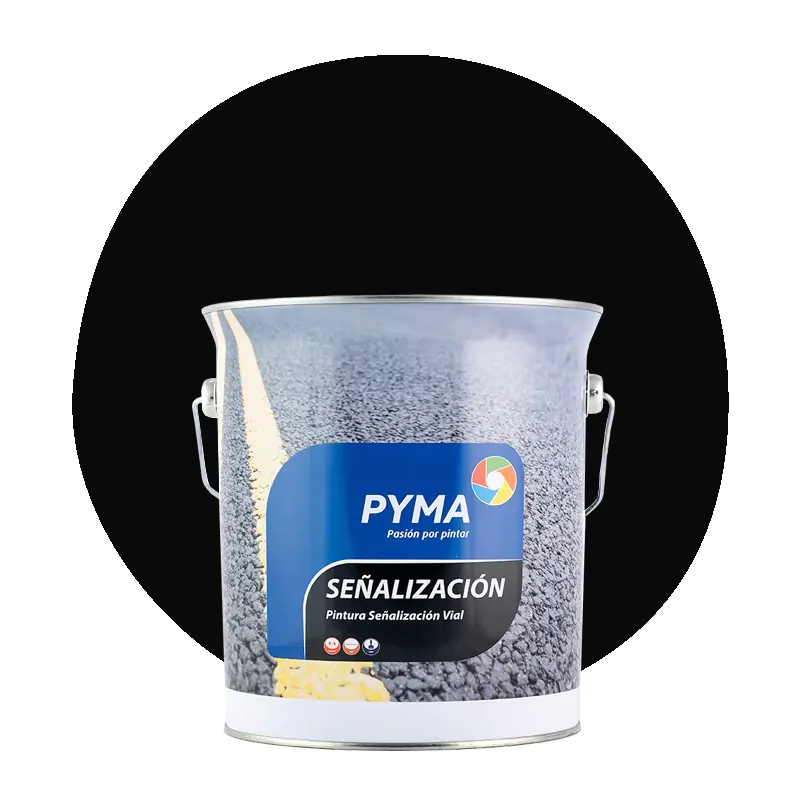 Pintura para señalización de marcas viales Negro