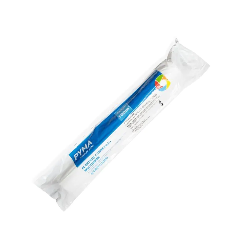 Plástico cubretodo fino en rollo 2 m. x 50 m.