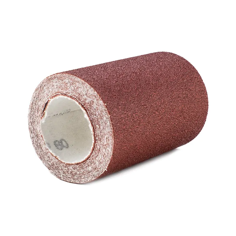 Mini rollo de lija de velcro grano P40 115 mm x 3 m.
