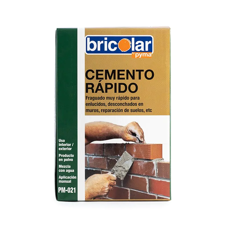 Bricolar cemento rápido gris 1,5 kg.