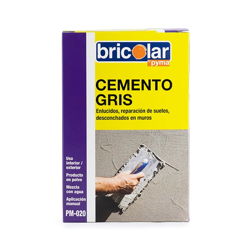 Bricolar cemento gris 1,5 kg.