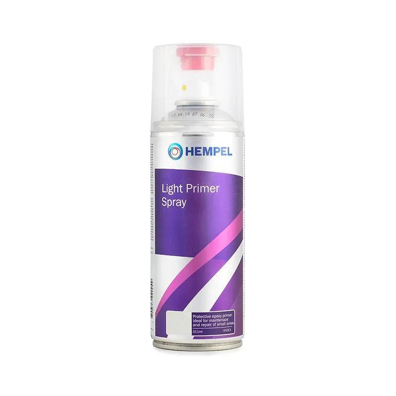 Hempel Imprimación epoxy blanca de capa gruesa en spray.